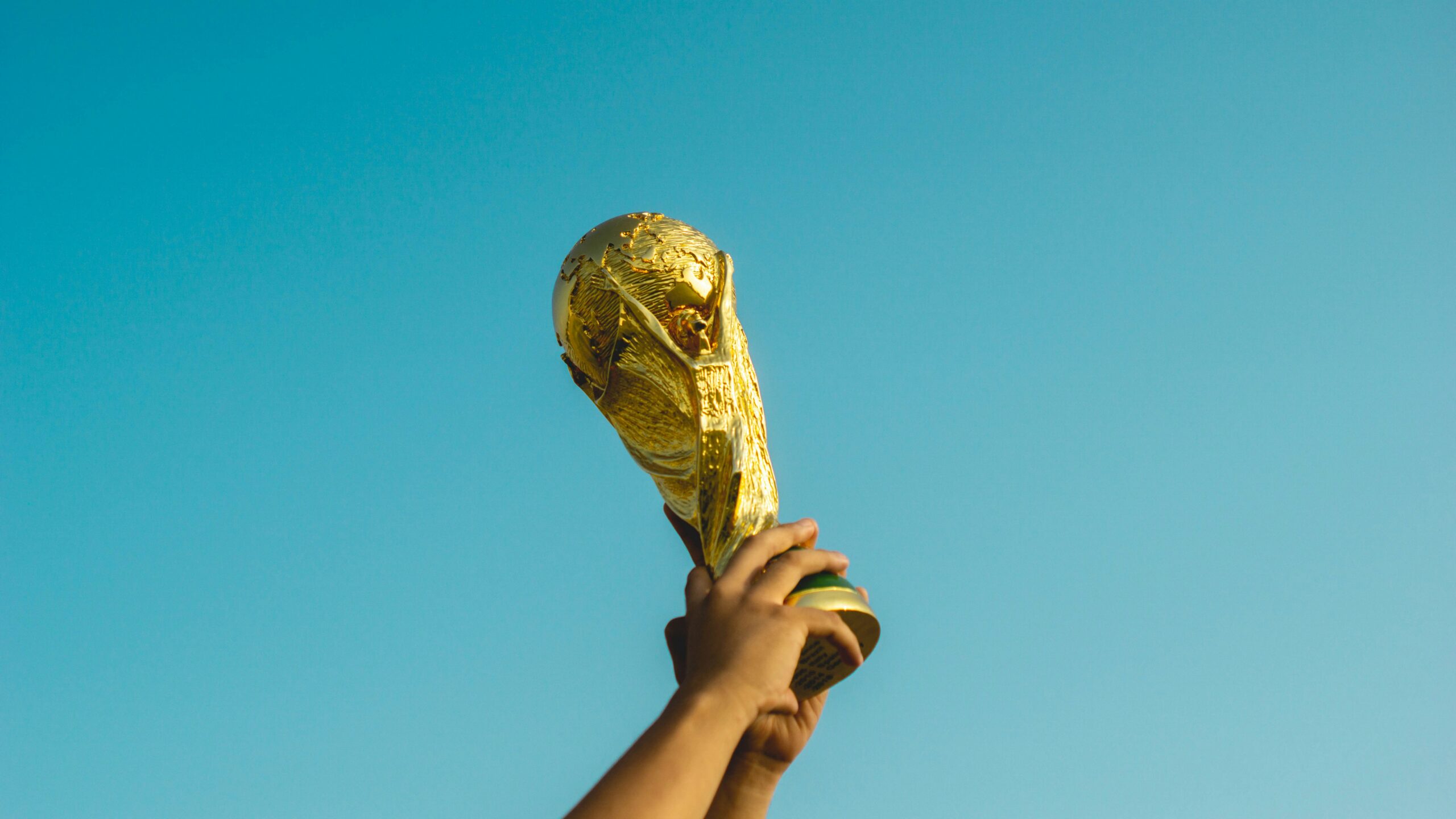 FIFA World Cup trophy symbolising sporting rights, commercial media rights and institutional investment in global sports intellectual property.
