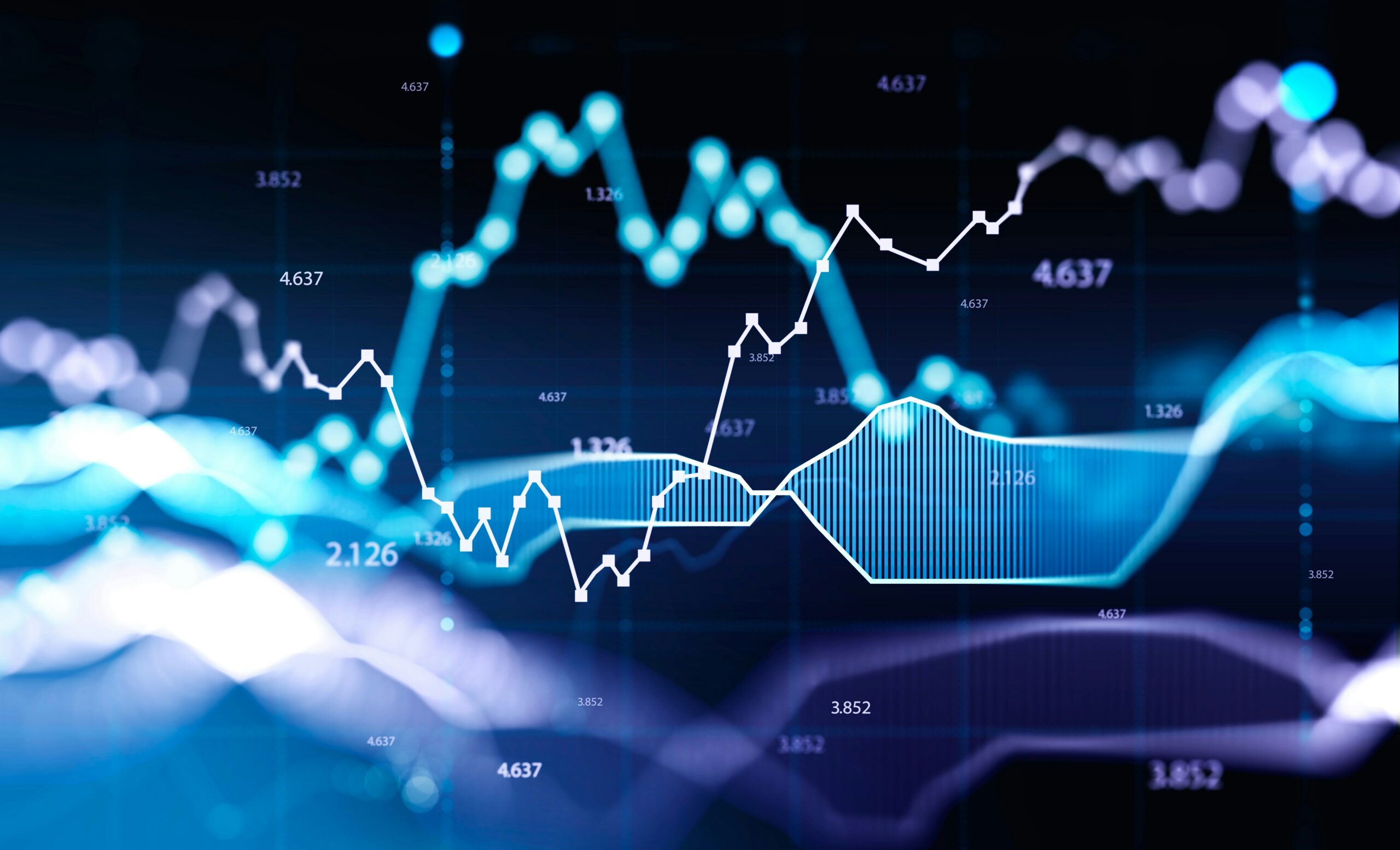 Digital financial technology representing the tokenisation of securities